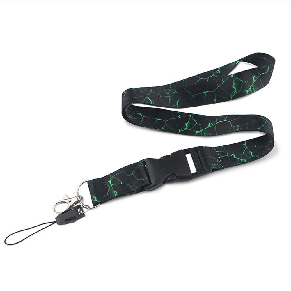 Key Ring Holder ID Badge Holder Neck Straps Phone Lanyard Strap Marbling Lanyard Phone Hang Rope