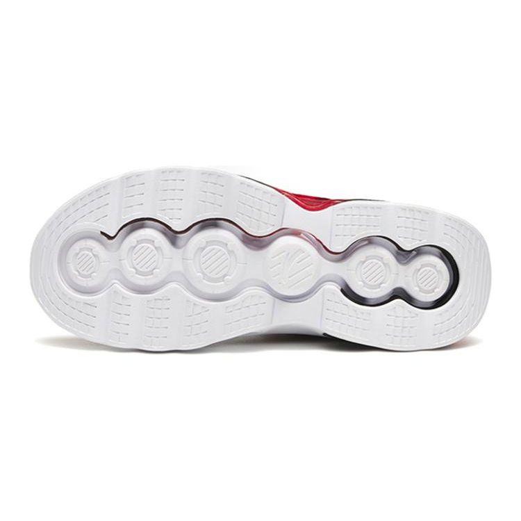 Anta Kids Energy Ring 8.0 Cushioning Non-Slip Shock Absorbing Durable Low-Top Running Shoes Kids Running Shoes Black Red 312245581-1