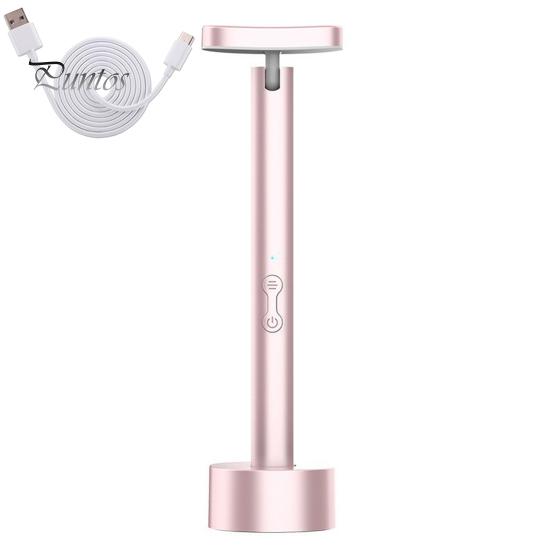 

Терапия красным светом, массажер для глаз, зарядка через USB, высокий уход за кожей лица, подтяжка, быстрое впитывание, женский уход за кожей вокруг глаз 7-в-1, массаж красоты розовый