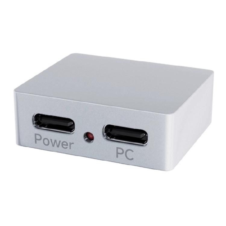 

5V Type C Interfaces Power Signal Separator Light Weight Aluminum Compatible Device Control for Data Output PC Port 1