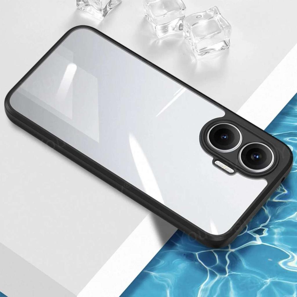 For Poco F7 Case Redmi Turbo 4 Pro Cover Funda Coque Hard Transparent Soft TPU Edge Shockproof Back Bumper Poco F7