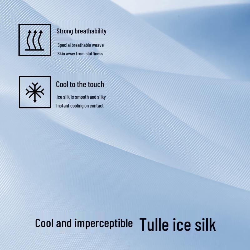 Youkeshu Men's Ice Silk Antibacterial Boxer Briefs 3-Pack