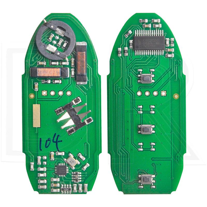 Toller 4A Chip 433MHz S180144102/104/105/106 Näherungs-Autofernbedienungsschlüssel für Nissan Rogue Qashqai X-Trail 2014 2015 2016