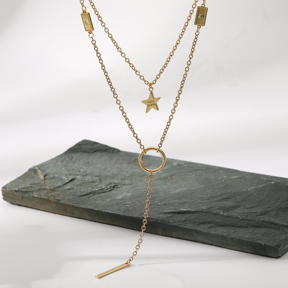 Fashionable Minimalist Star Tassel Pendant Necklace For Women With Alluring Pearl Accents