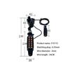 12-hole Sound Hole Pickup Volume Adjustable Guitar Transducer Professional Acoustic Guitar Pickup