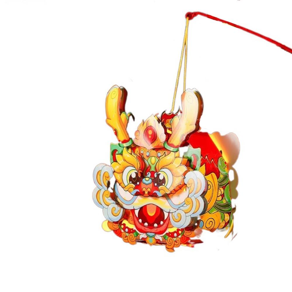 

DIY Lantern Material Kit Dragon Dance Lantern Middle Autumn Festival Lantern Parent Child Activity Style E