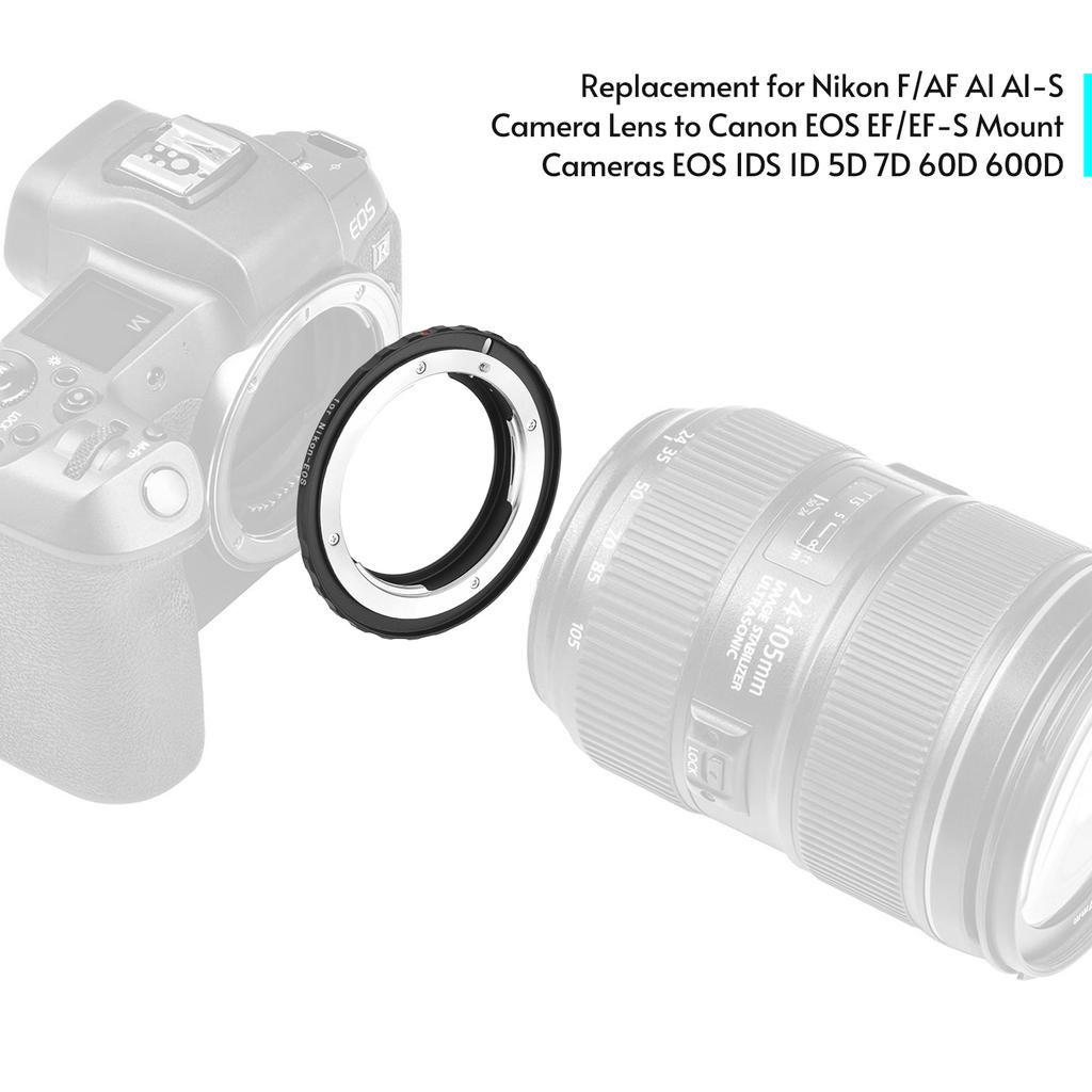 Andoer Nikon-EOS Camera Lens Adapter Ring with?Infinity Focus Replacement for Nikon F/AF AI AI-S
