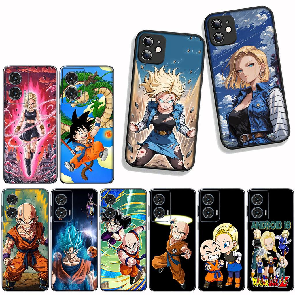 For Xiaomi Redmi 15C 15 A4 A5 9A 9T 10A 10C 9C NFC Note 11 9 8 10 Pro 8T Phone Cover Case Android 18 Krillin Dragon Gokus Ball