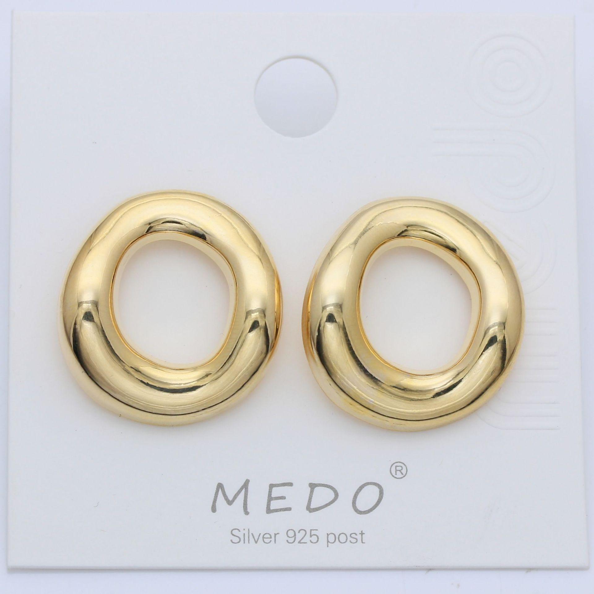 

Трендовые европейские и американские роскошные серьги-заявления: Смелый Большой G Дизайн