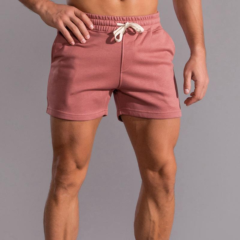 Sommer Baumwolle Freizeitshorts Herren Mode Kurze Hosen Herren Seitentaschen Reißverschluss Outdoor Laufshorts Herren