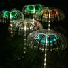 7 Color RGB Solar Lights Outdoor Garden Gradient Jellyfish Solar Lights Waterproof Single Layer for Landscape Pathway