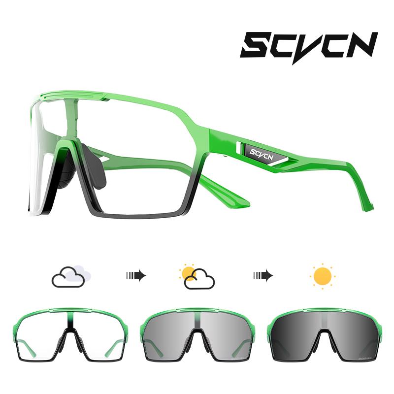 SCVCN Outdoor Photochromic Sunglasses Bicycle UV400 Eyewear Sale Sports Bike Glasses Women Driving Cycling Glasses Man MTB Road 7