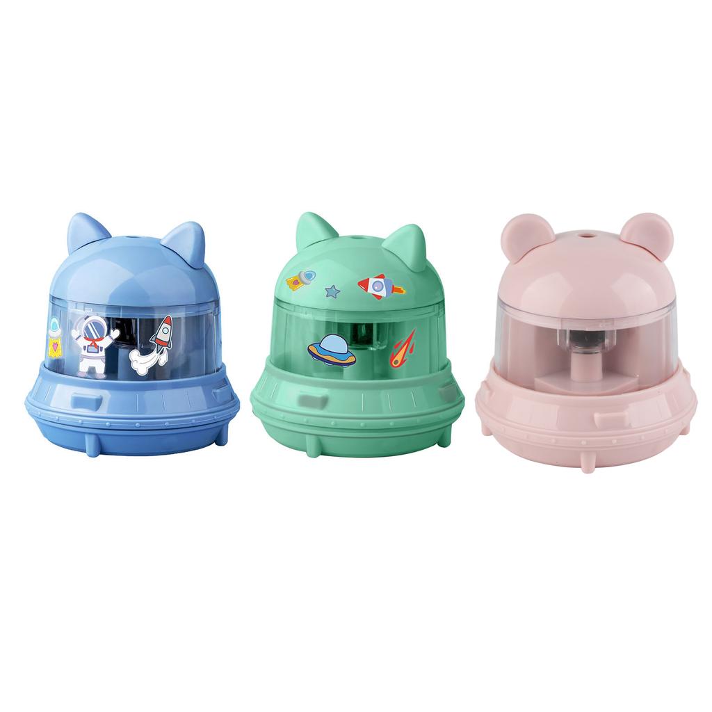 Electric Pencil Sharpener Cartoon Battery Powered Electric Pencil Sharpener for Kid Students