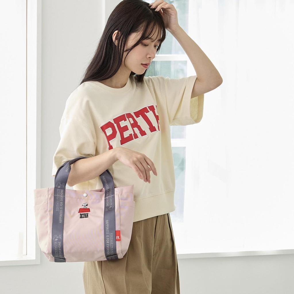 Tote Peanuts 8504 Black [Rootote] Bag, Sub-Bag, Deli, Packable, 0X, Women's,
