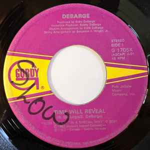 

7inch Record DEBARGE - Time Will Reveal G1705X Gordy 1983 Canada Soul/Funk Used