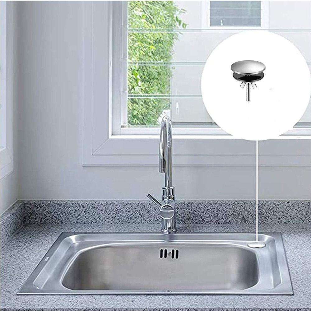 Sink Tap Faucet Hole Cover Anti-leakage Blanking Metal Plug Tap Hole Plate Stopper Kitchen Gadge