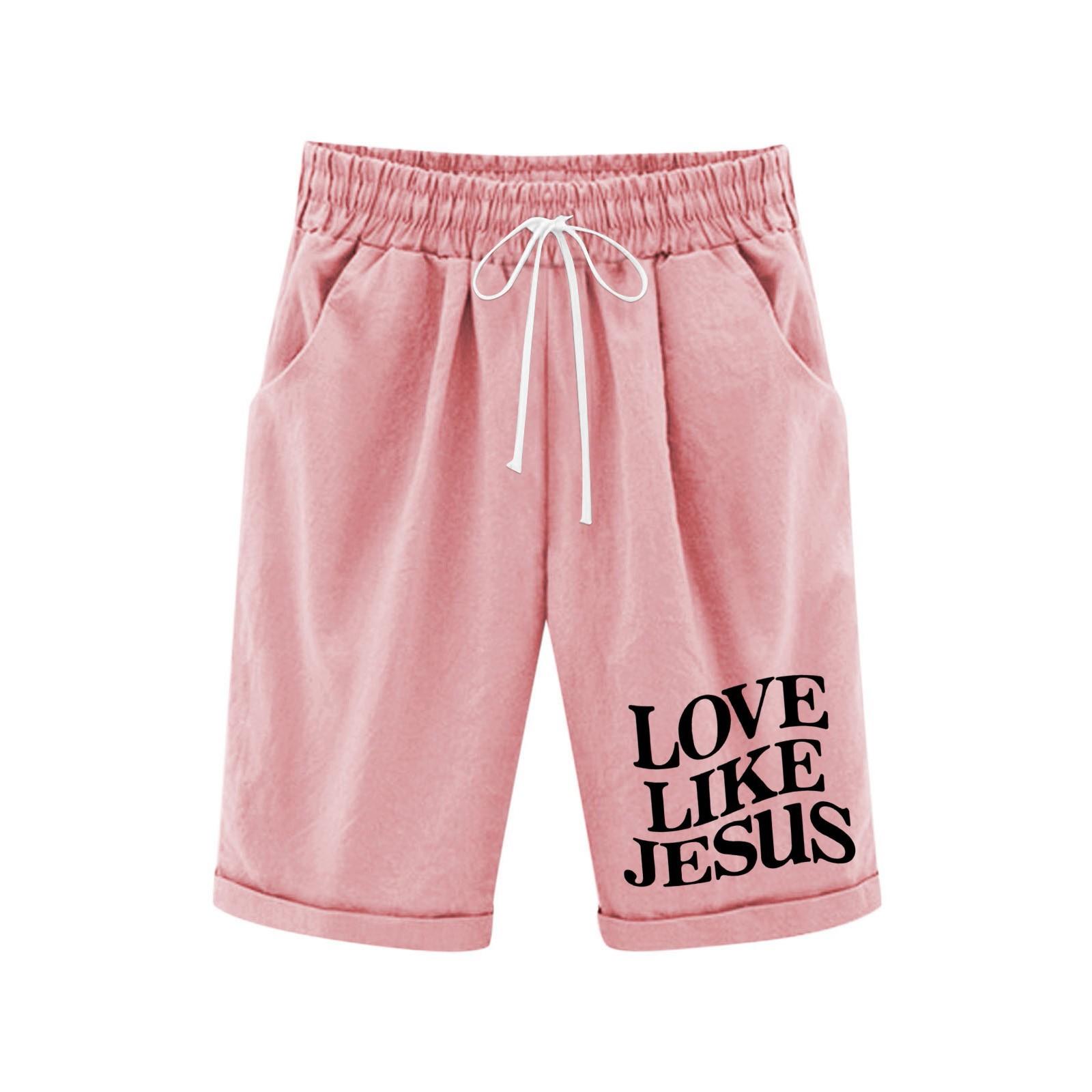 

Summer casual sporty cpants for boys and girls with drawstring elastic belts and pocket prints 150 рожевий