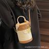 Hot-selling versatile high-end Korean version temperament portable bucket bag niche cute embossed women's messenger bag
