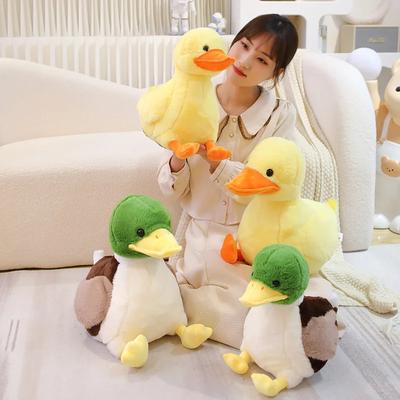 1pc 32/44CM Lovely Plush Duck Toys Stuffed Soft Animal Pillow  Furry Duck Doll Nice Children Birthday Gift Appease Sleep