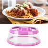 Vacuum Food    Cov  with FreshnessKeeping Film Food    Lid for Home Kitchen(Black )