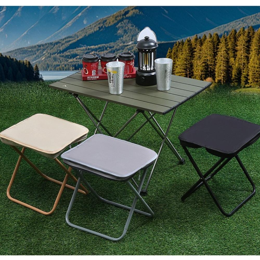 Outdoor Camping Foldable Stool Portable Folding Pen Bag Stool Lightweight Carry Handbag Chair Picnic Travel Fishing Accessories