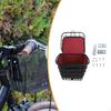 Basket Sundries Organizer Easy to Install Accessories Bike Rack with Liner Bag for Biking
