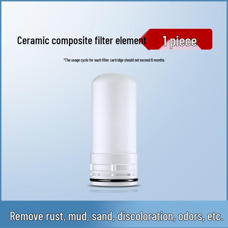 Universal Ultrafiltration Anti-Scale Faucet Water Filter Cartridge - Washable Kitchen Tap Accessory