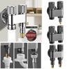 Stainless Steel One-Point Two-Water Angle Valve One-Inlet Two-Outlet Water Diverter Valve Independent Control Corner Valve