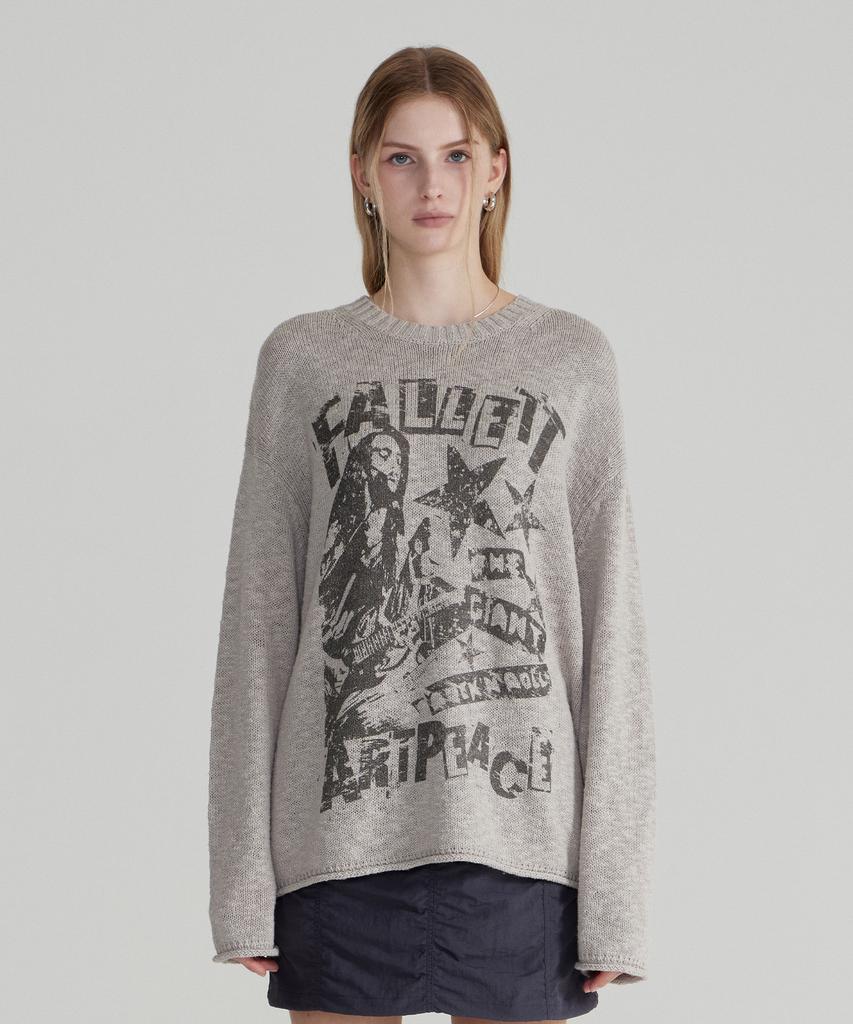 FALLETT Rock Band Knit Black