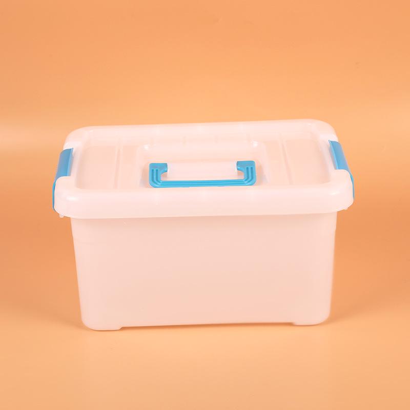 Przezroczyste Przenośne Pudełko do Przechowywania na Przekąski, Zabawki i do Użytku w Samochodzie