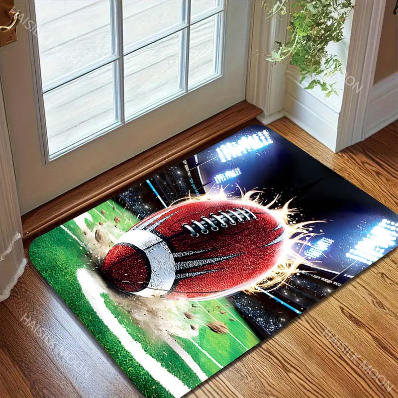 Multi Size Creative Rugby Printing Carpet for Living Room Bedroom Bathroom Mat Creative Doormat Sofa Home Decor Luxury Gifts