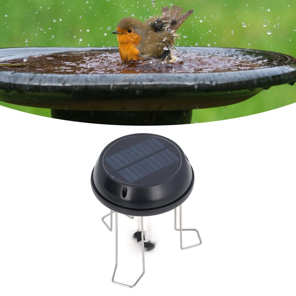 Solar Powered Water Agitator 5V 0.5W Solar Panel Wiggler with Bracket for Bird Baths Garden Pond Dec