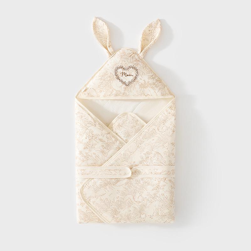 Pure Cotton Newborn Blanket 60g - Swaddle Quilt for Spring & Autumn