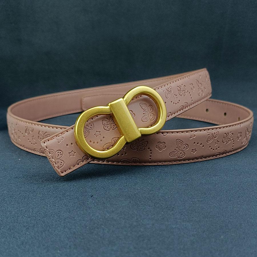 2.5cm Classic Belt Luxury Designer Famous Brand High Quality Leather Hot Women Belts For Dress