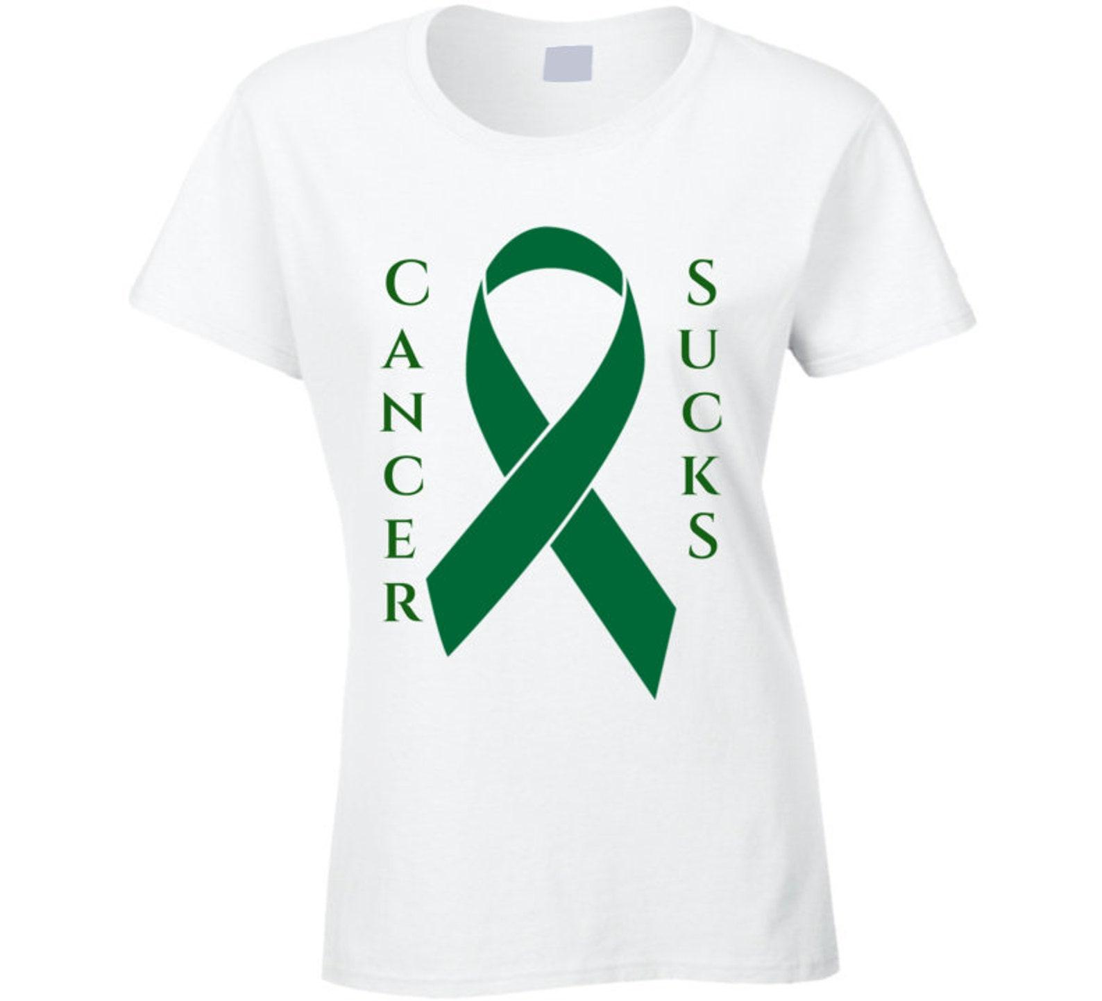 Liver Cancer Ribbon Ladies T Shirt 2XL