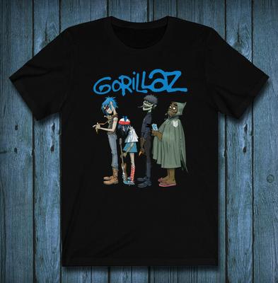 645 Gorillaz Wallpaper Logo T-Shirt Tee Exclusive