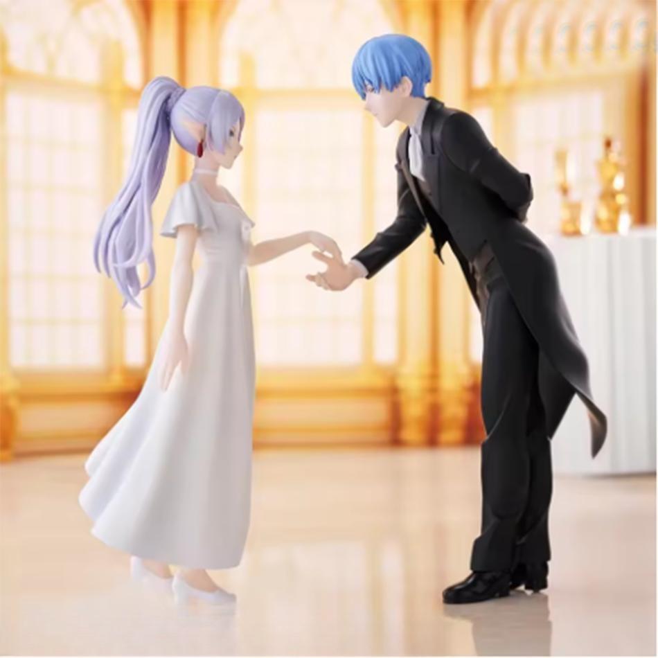 18-20cm Frieren: Beyond Journey's End Anime Figure Frieren Himmel Proposal Dance Action Figure PVC Ornaments Toy Brithday Gift