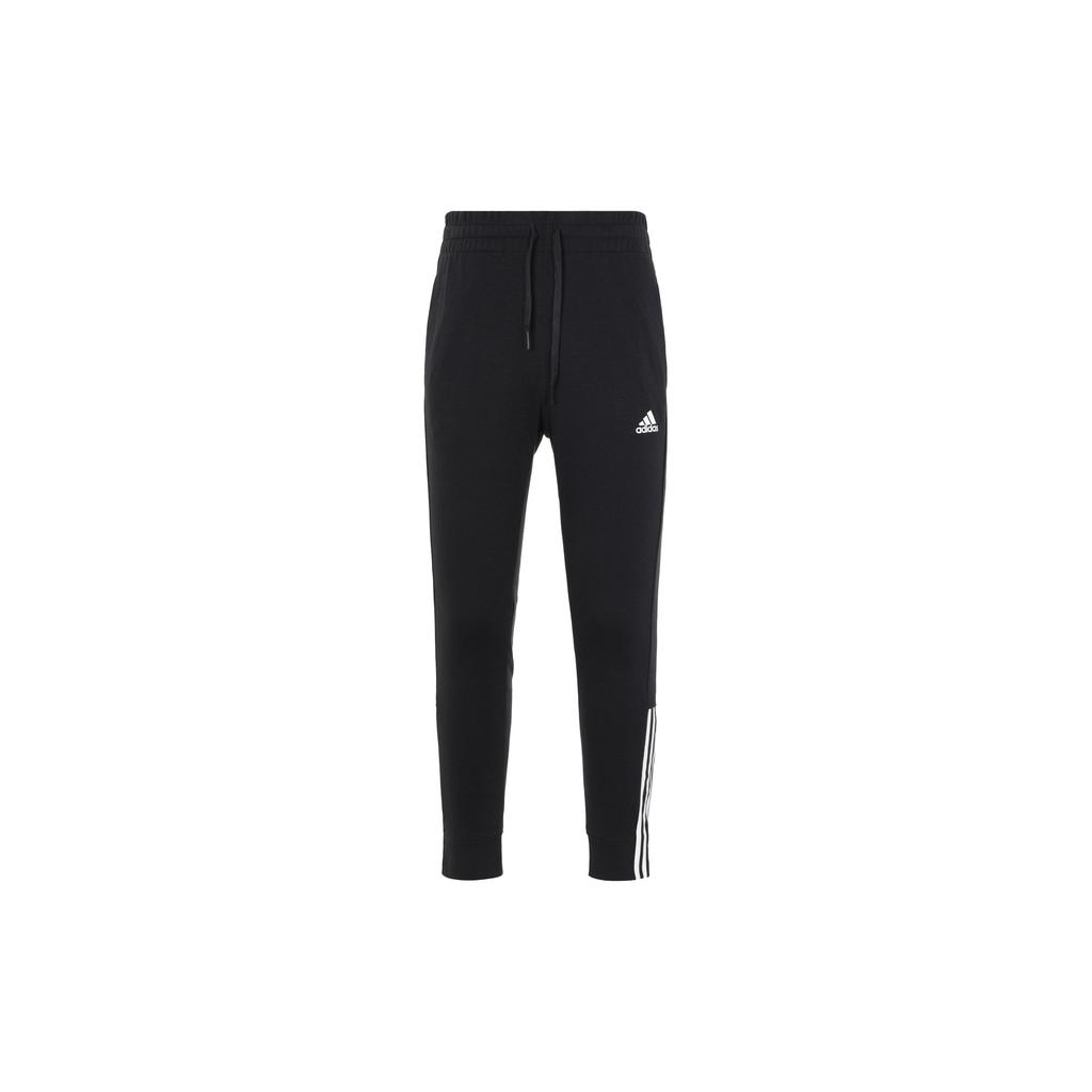 Adidas Logo Print Drawstring Straight-Leg Sweatpants Women Bottoms Black GS1383
