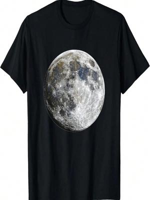 Full Moon Space Science T-Shirt