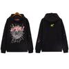 Sp5der Streetwear Hoodie With 3D Puff Print 555555 Design Unisex Oversized Cotton Pullover Youth Casual Wear