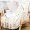 Nordic Tassel Sofa Throw Blanket - Air Conditioning Nap & Hotel Bed Runner, Summer Bed Flag, Bed End Blanket