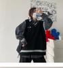 Couple's Trendy Sleeveless V-Neck Sweater: School-Inspired Hong Kong Style Knit for Summer
