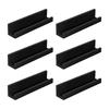 Record Collection Wall Display, 6pcs Separate Shelves with Ready Mounting Holes, Open-Front Access, and Installation Hardware
