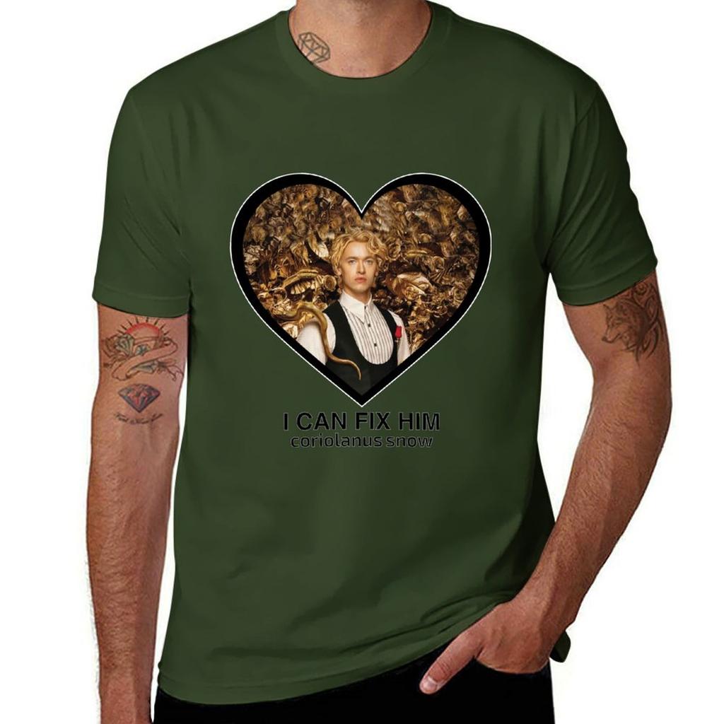 Coriolanus Snow I Can Fix Him Tshirt Sticker hunger games Tshirt Aesthetic clothing shirts graphic tees men clothings
