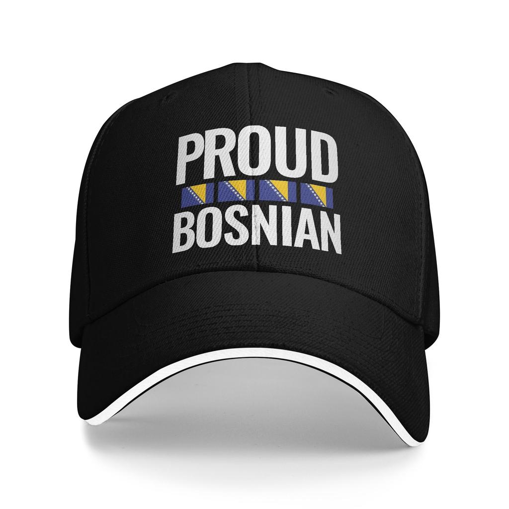 Unisex Women Bosnia and Herzegovina Flag Hat Trendy Baseball Cap  Trucker Hat Travel Headewear Adjustable
