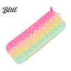 Decompression Pencil Case Pop Case Large Capacity Silicone Storage Bag with Odorless Bubble Toy Stationery for Kids School Office Stress Reducing