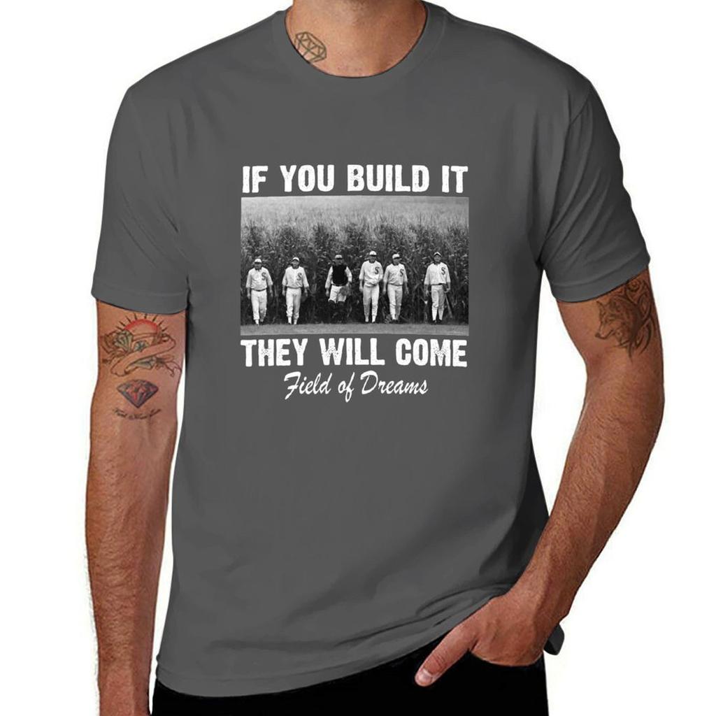 If You Build It They Will Come Fieldofdreams Tshirt T Shirts For Unisex Cotton Soft Unisexs Graphic T Shirts Tshirt