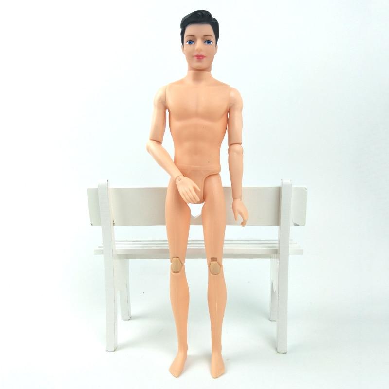 Dolls Accessories 30cm 11 Movable Jointed Boy Doll Ken Male MAN Naked Body Boyfriend Prince Nude1/6 Doll DIY Learning Toy For Kids