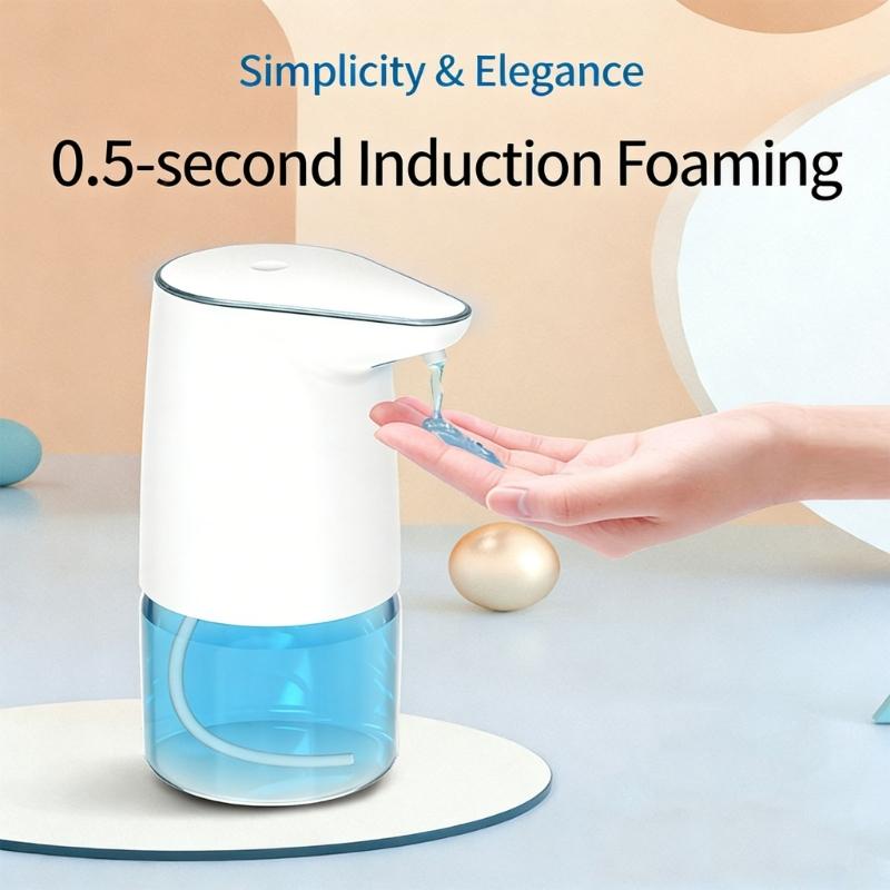 Automatic Liquid Dispenser Featuring 3 Choice Output preferences IPX5 Resistant Build For Kitchen And Bathroom USB Operated 500ml Large Capacity