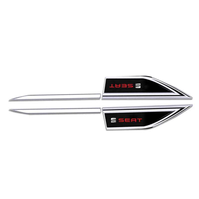 zjcr6 3D Metal Emblem Car Sticker Fender Blade Decal Badge Decal for Seat Leon Ateca Arona Altea ltea Toledo Tarraco Accessories